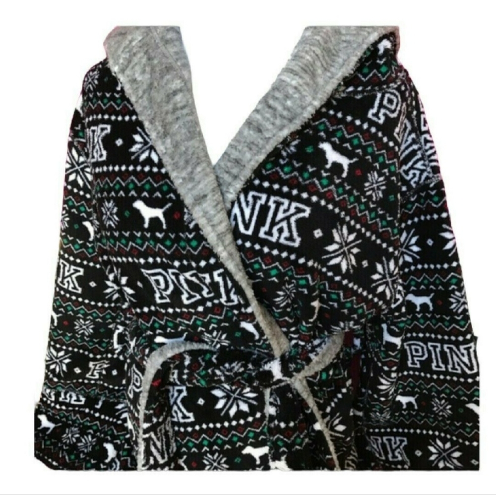 Victoria Secret PINK Holiday Plush Robe